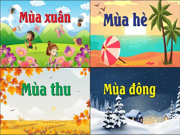 4 mùa trong năm bắt đầu từ tháng nào tại Việt Nam