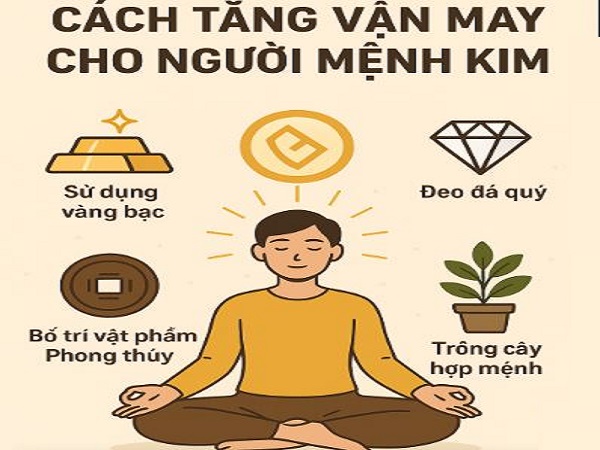 Cách tăng vận may cho người mệnh Kim yếu nhất trong ngũ hành