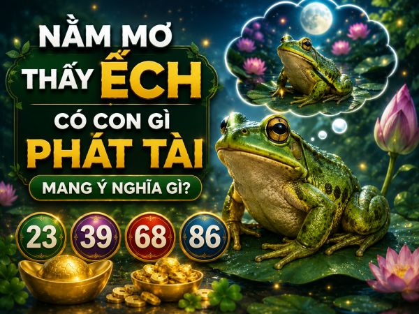 Nằm mơ thấy ếch có con gì phát tài mang ý nghĩa gì